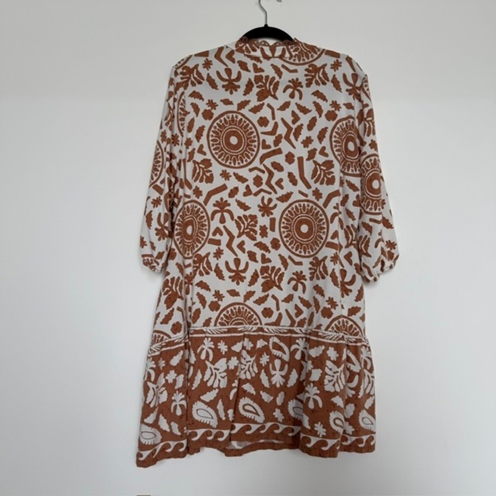 Cato Boho Paisley Pocket Dress XL | Lace Detail | Flowy Cottagecore Style - Picture 10 of 10